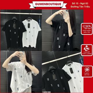 Áo Thun Nam Nữ DSQ Thêu Logo Cáo Nhỏ Cực Nét - Áo Phông Nam DSQ Thêu Logo Họa Tiết 2 Màu Siêu Chất