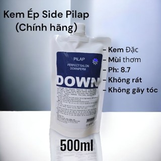 Kem Ép Side Tóc Nam DOWN PERM Pilap 500g (tặng giấy ép và lược)