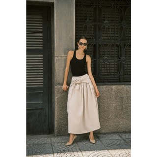 Chân váy tết hoa - rose midi skrit