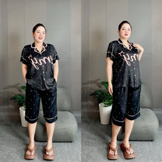 [MÃ PH77] - ĐỒ BỘ PIZAMA BIGSIZE EMYNOIY DÁNG LỮNG IN HỌA TIẾT, CHẤT LỤA XƯỚC