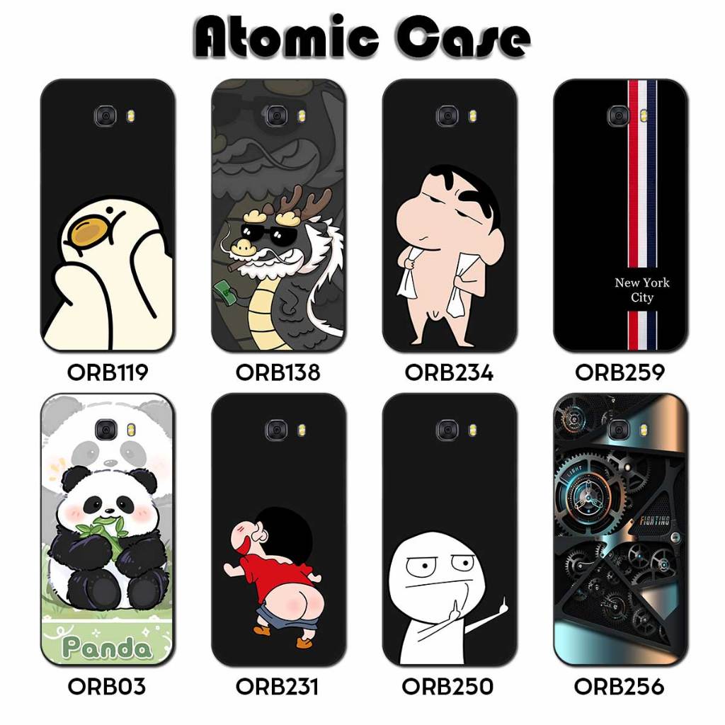 Ốp lưng Samsung C9 Pro - Ốp Samsung C9 Pro TPU dẻo in hình - Atomic Case