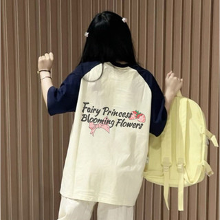 Áo thun phông Raglan nam nữ PINK tay lỡ form rộng DÂU TÂY Unisex