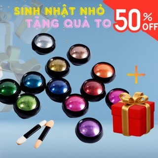 TRÁNG GƯƠNG Cầu Vồng -  ĐƠN SẮC - MÀU TRÁNG GƯƠNG CROM CHANH NAIL