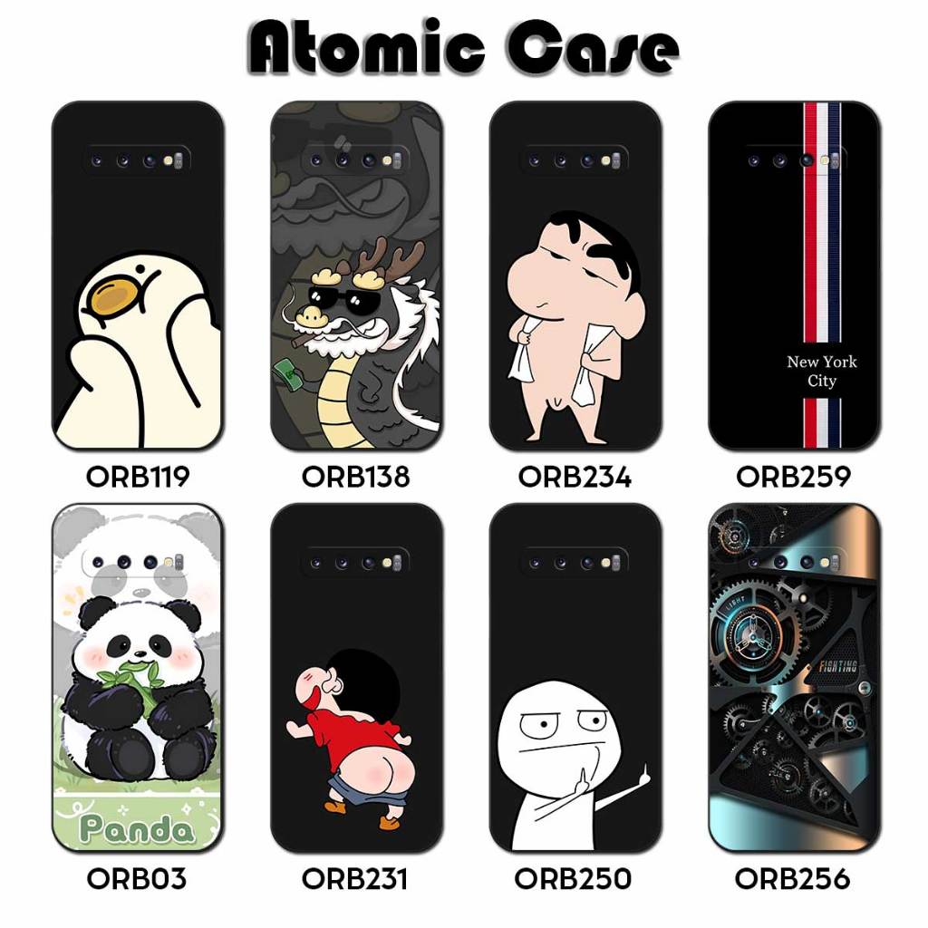Ốp lưng Samsung S10 Plus - Ốp Samsung S10 Plus TPU dẻo in hình - Atomic Case