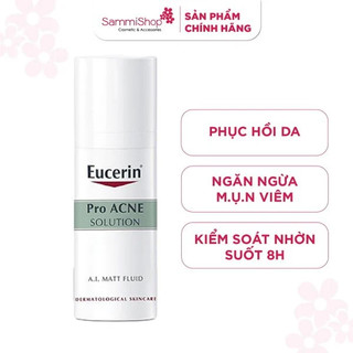 Eucerin Kem dưỡng Acne-oil Control Pro Acne Solution A.I.Matt Fluid 50ml