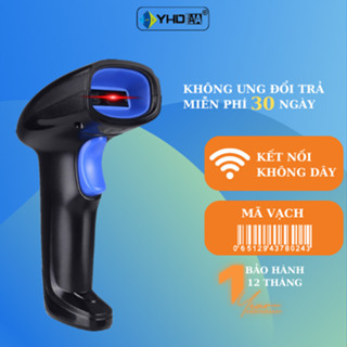  Máy quét mã vạch không dây YHD 1100CW 1D Máy bắn mã vạch Barcode không dây dùng trên Máy tính  bảo hành 12 THÁNG  