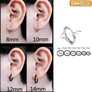 Khuyên tai tròn BIMHOUSE, bông tai nam nữ inox khoen tròn cực chất (1 chiếc)