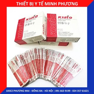 Lưỡi dao mổ ấn độ kiato các số hộp 100 cái