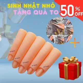 Bộ 5 ngón tay làm mẫu nail, ngón tay làm mẫu nail - ngón tay học nail chanh nail