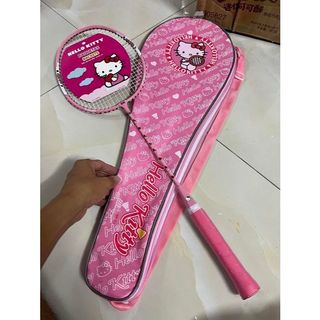 Vợt cầu lông hello kitty, vợt cầu lông màu hồng chính hãng