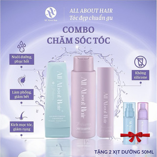 Combo dầu ủ - dầu gội - dầu xả all about hair