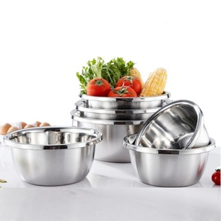 Chậu Inox 304 Dày Dặn - Thau Sâu Inox 304 Hàng Cao Cấp, Hàng Đẹp