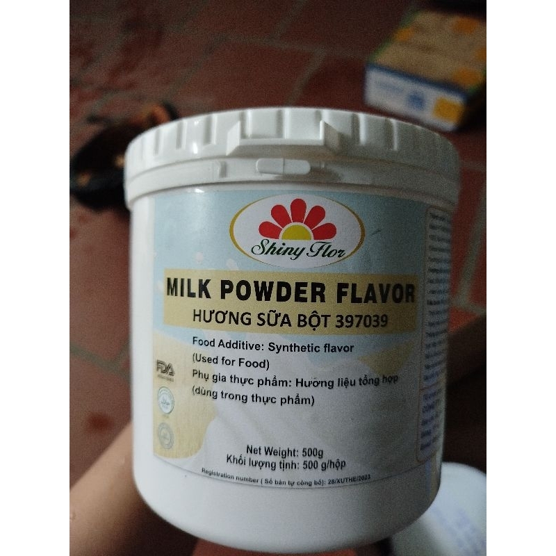 Hương sữa bột hộp 500g ( chuyên dùng làm bánh, nấu chè)