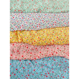 Vải Voan hoa nhí mềm, rũ may đầm,váy, maxi, áo dài, áo bà ba [Bảng mẫu 1]