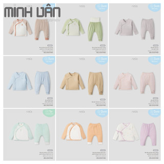 Bộ quần áo sơ sinh cài lệch newborn Nous