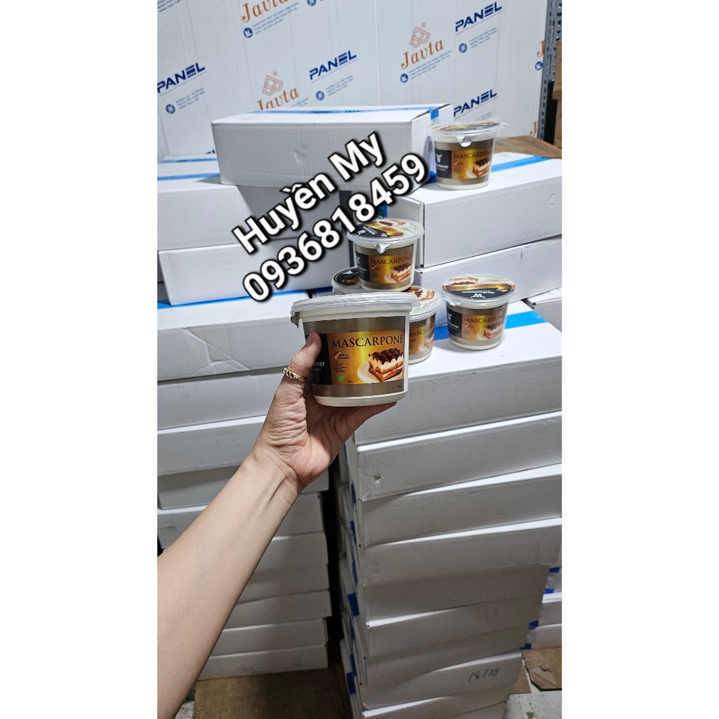 Phô mai Mascarpone Weibenhorner Đức 500gr
