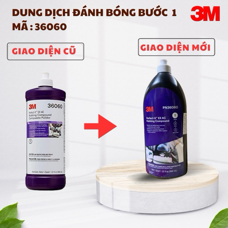 Dung dịch đánh bóng bước 1 3M 36060