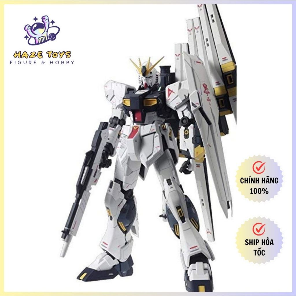 Mô hình MG 1/100 Nu Gundam Ver.Ka - Chính hãng Bandai Nhật Bản