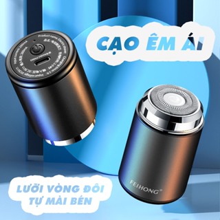 Máy Cạo Râu, Dao Cạo Râu Điện Sạc Type C Cạo Êm Sạch Nhanh Tiện Lợi