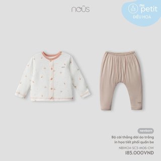 Nous Bộ cài thẳng mềm mại chất petit mỏng NU