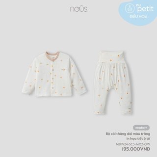 Nous Bộ cài thẳng mềm mại chất petit mỏng NU
