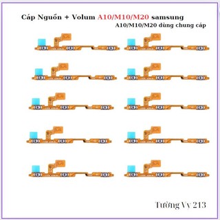 Cáp nguon+volum samsung a10/m10/m20