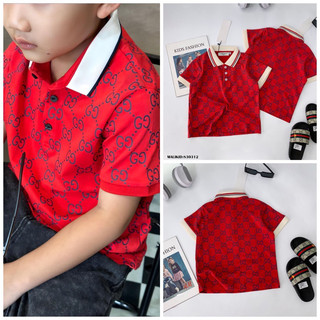 Áo polo cho bé trai hoạ full chuẩn boy phố, áo polo cho bé có đủ size cho cả zai và bố mặc đôi