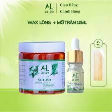 Combo Wax lông An Lành + Mỡ trăn 10ml An lành tặng kèm 50 giấy  + 2 que tẩy sạch lông mọi vùng da