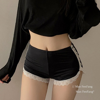 Quần đùi măc váy, quần đùi mặc ngủ, mặc ở nhà phối viền ren mềm mại thoáng mát ql30