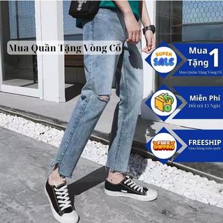 Quần Xanh Kuu Clothes - Quần Jean Thời Trang Hip Hop Trẻ Trung