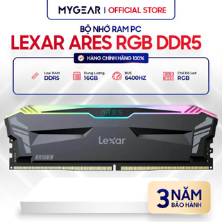 RAM Máy Tính Lexar ARES LED RGB DDR5 16GB (1x16GB) 6400MHz LD5U16G64C32LA-RGS - Chính hãng bảo hành 36 tháng