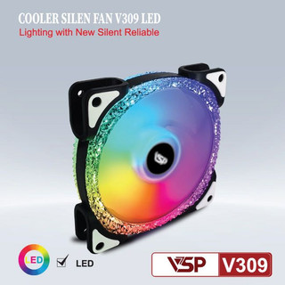 [Giá rẻ hủy diệt] Fan Case 12cm V309 LED SINGLE CIRCLE (LED 1 Mặt)