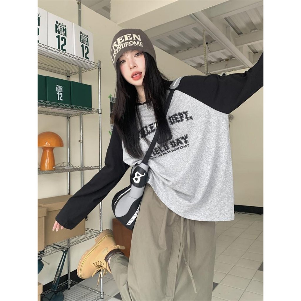 ÁO THUN TAY DÀI FORM RỘNG DỄ THƯƠNG HÀN QUỐC SỐ 10 TD26 | BigBuy360 - bigbuy360.vn