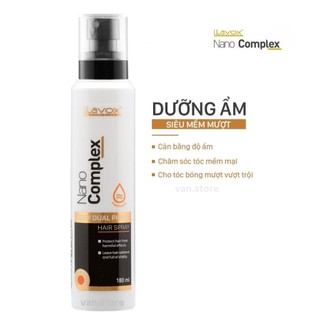 Xịt Dưỡng Ẩm Siêu Mềm Mượt Lavox Nano Complex 180ml