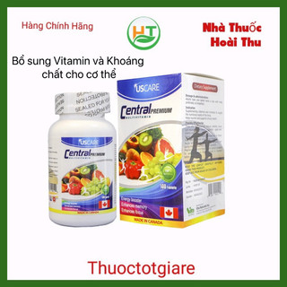 Central Premium Uscare - Bổ sung vitamin cho cơ thể ( Lọ 100 viên / Canada )