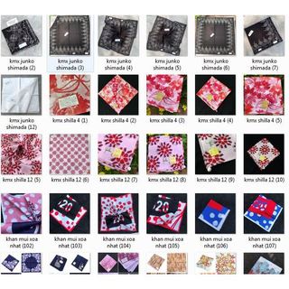 Khăn mùi xoa nữ Nhật Bản 100% xách tay 🇯🇵 chuẩn Links tổng hợp #khanmuixoa #khăn_nữ