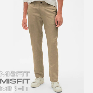 Quần kaki nam MISFIT, chất vải kaki dày dặn co giãn thoải mái, form Slim - KAKIMOI