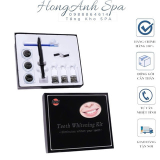 New 2024 thuốc tẩy trắng răng Teeth Whitening kit Hộp Đen