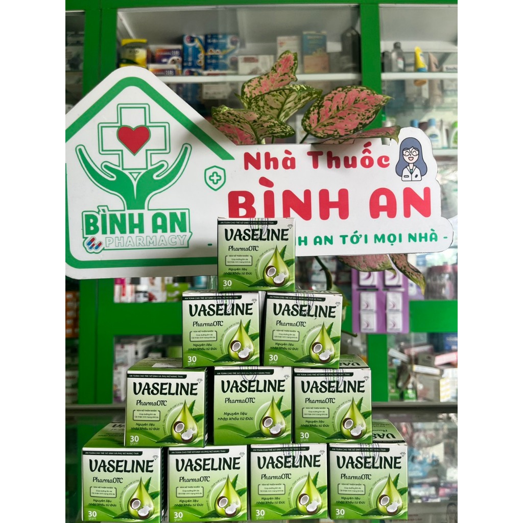 Vaseline PharmaOTC dưỡng ẩm, làm dịu da, giảm nứt nẻ tay, chân, mặt, gót chân - NT Bình An - 30g