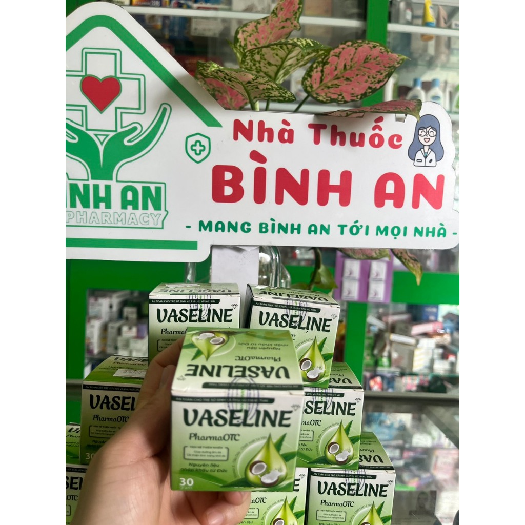 Vaseline PharmaOTC dưỡng ẩm, làm dịu da, giảm nứt nẻ tay, chân, mặt, gót chân - NT Bình An - 30g