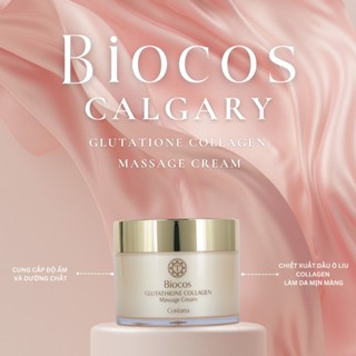 Kem Massage Dưỡng Da BIOCOS Glutathione Collagen Massage Cream – Cấp Ẩm Sâu, Làm Sáng & Hỗ trợ làm chậm quá trình lão ho