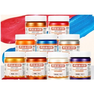 300 ML MÀU NHŨ ACRYLIC VẼ TRÊN MỌI CHẤT LIỆU AN TOÀN, KHÔNG THẤM NƯỚC
