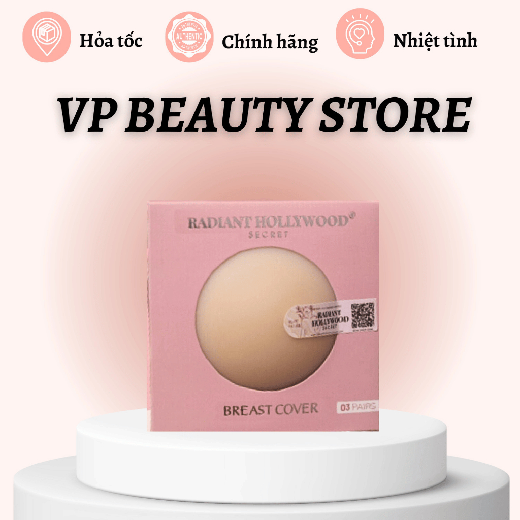 Miếng Dán Ngực Tự Thân Tự Nhiệt Radiant Hollywood Secret