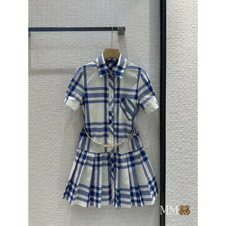 Váy kẻ BBR mới KÈM BELT Qccc