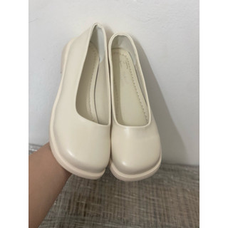 [SẴN MỘT SỐ SIZE] Giày búp bê da mềm đế 2cm mã A17 (ảnh thật ở cuối)
