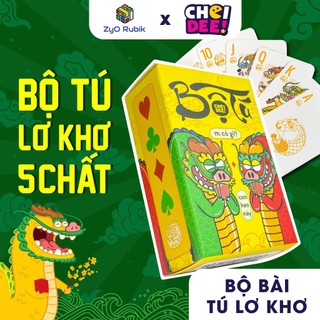 Board game bộ bài tú lơ khơ 5 chất- bài tú lộc- trò chơi nhóm 5- 10 người chơi - đồ chơi giải trí- zyo rubik