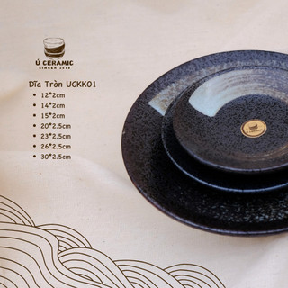 Dĩa Tròn Gốm Sứ, Ú CERAMIC