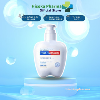 Kem đánh răng fresh toothpaste loại bỏ cao răng, giảm ố vàng, trắng răng, giảm tình trạng hôi miệng, thơm mát