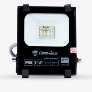 Đèn chiếu pha led rạng đông cp06 10w ip 65, chống bụi, chống nước, chipled samsung