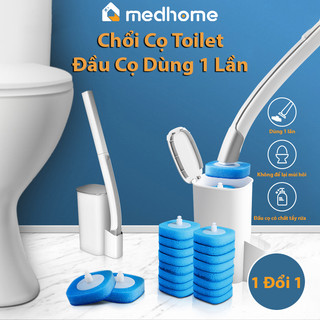 Chổi cọ nhà vệ sinh đầu thay dùng 1 lần tiện lợi | chổi cọ bồn cầu | chổi cọ toilet
